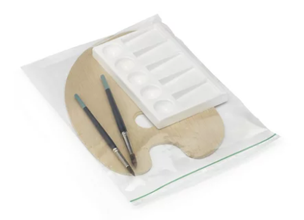 Zip bag 100 microns 50% recycled 12x18cm - Quantity: 100