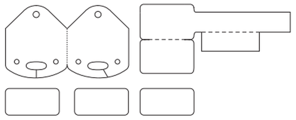 Multi-function jewelry labels: multiple labels suitable for different types of jewelry – 1,000 labels.
